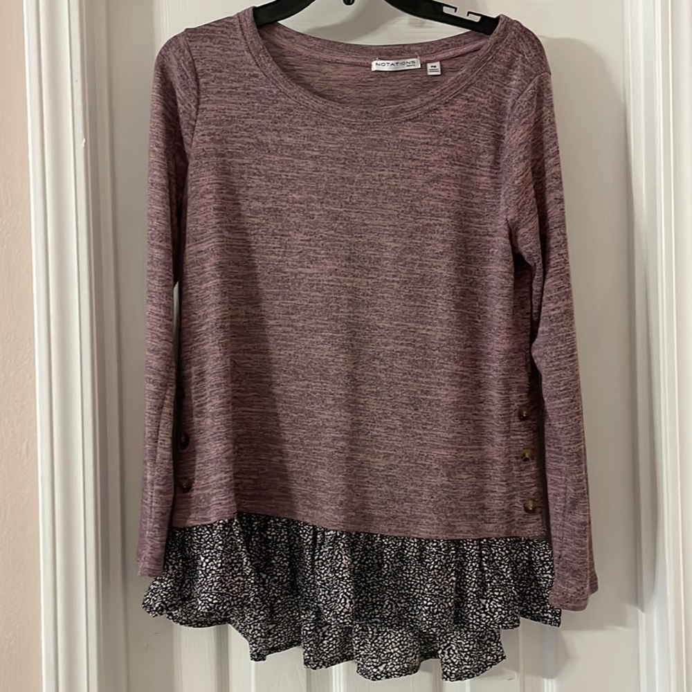 Adorable long sleeve dress blouse